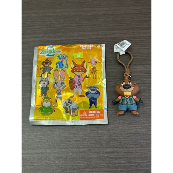 Disney Zootopia 2 Figural Bag Clip Keychain - Nibbles - Picture 1 of 2